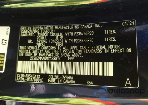 2T2HZMAA0MC198917